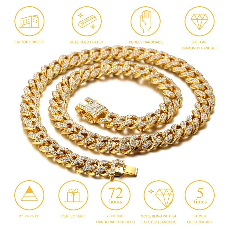 Halukakah Cat Collar - Carat - Iced Out Diamond Cuban