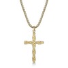 Metro Jewelry Stainless Steel Cross Pendant Necklace for Men with