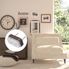 sourcing map 12Pcs Nail-on Felt Furniture Pads, Rectangular Felt Pads