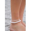 POTESSA Beaded Anklet Bracelet for Women Summer Puka Shell Boho