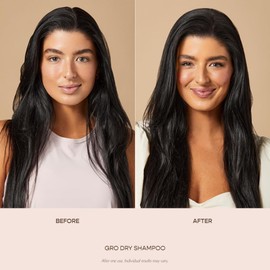 VEGAMOUR GRO Dry Shampoo - Volumizing, Benzene-Free, Supports Thicker Hair, Citrus Scent - 3.95 oz