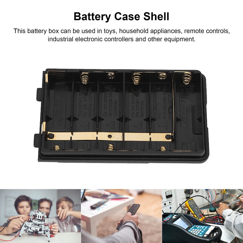 AA Battery Pack Convenient Plastic Battery Case Box Compatible for