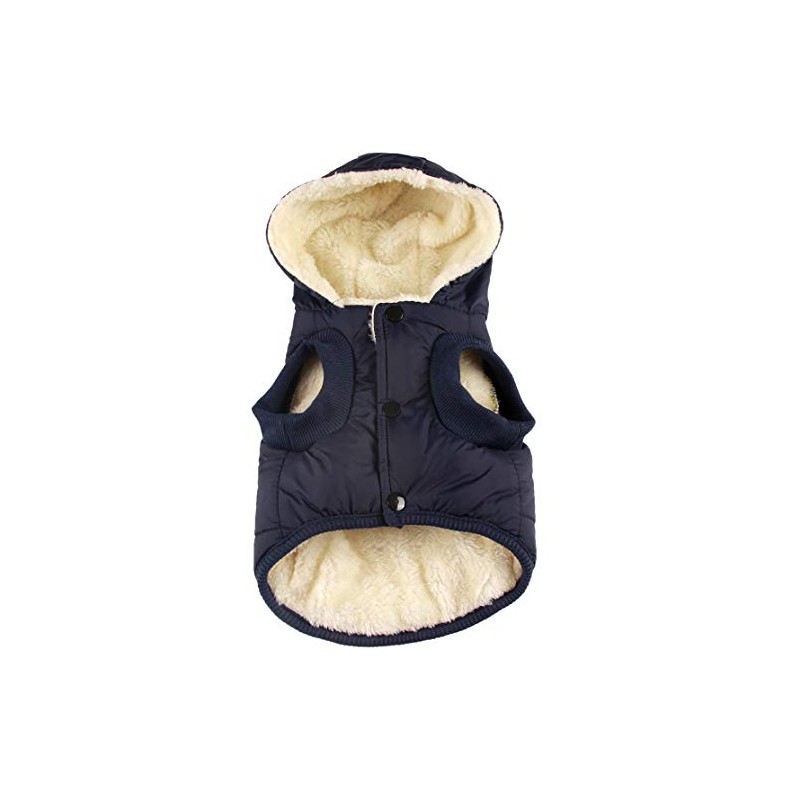 Vecomfy Sudadera con capucha para perro extra cálida con forro