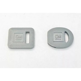Max Performance NOS GM Ignition Door Truck Lock Key Blank Boot Covers Case Plastic Molded GRAY