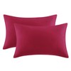 Aisbo Housewife Pillowcases 2 Pack - Red Standard Pillow Case