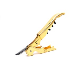 Pulltap's Genuine Classic 500 Corkscrew Wine Key Bottle Opener (Oro - 24K Full Gold)