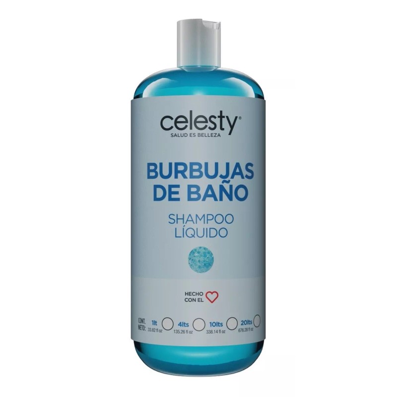 Celesty Burbujas De Baño, Tina, Jacuzzi (espuma Abundante) 1l