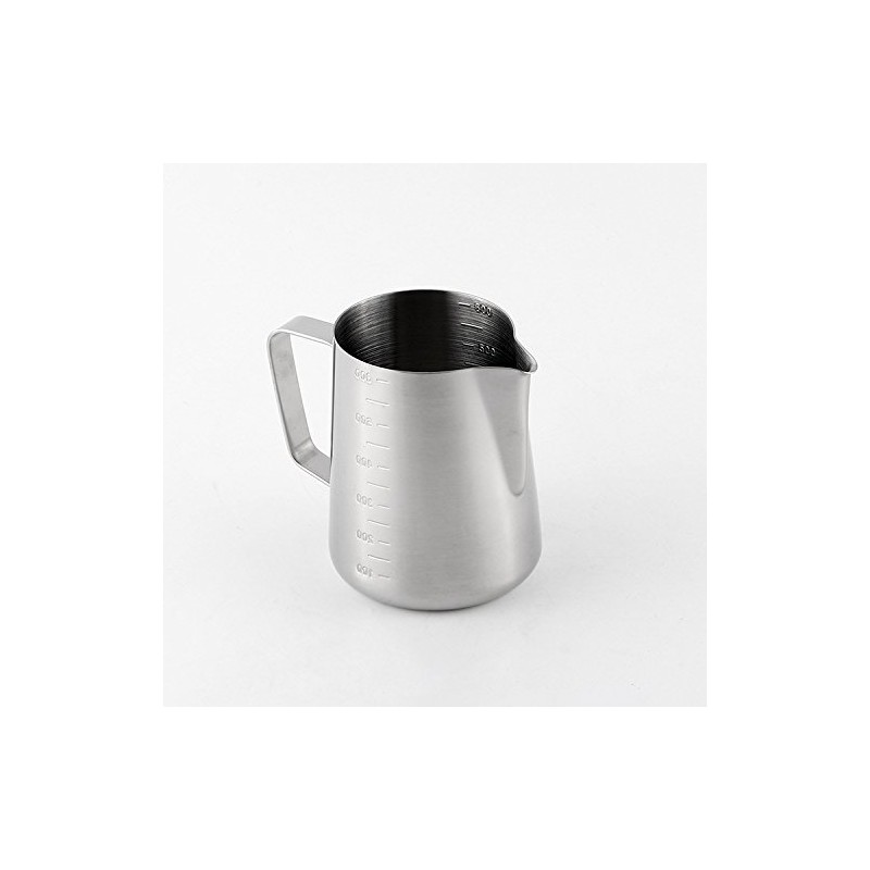 FUN COFFEE CO-0042 Milk Pitcher, Latte Art, Graduated, 13.5 fl