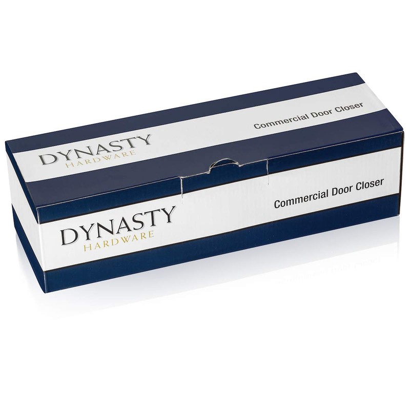 Dynasty Hardware Door Closer, Commercial Hydraulic Closer, Self-Closing, Spring Size
