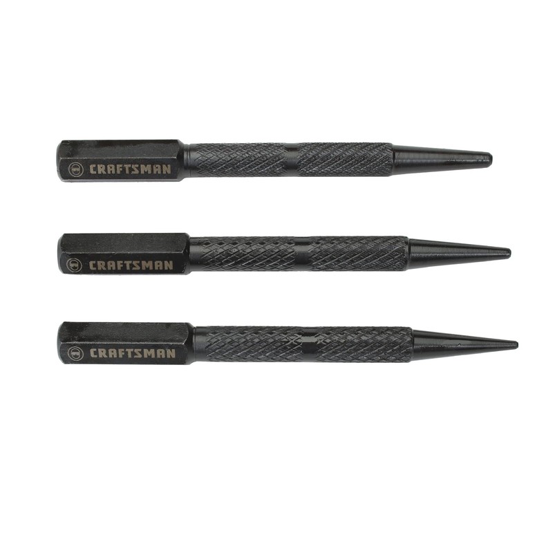 CRAFTSMAN Steel Nail Set, 3-Piece (CMHT58116)