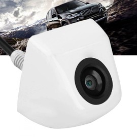 Rear View Camera, Car CCD Rear View Camera Backup Parking Night Vision Rearview Camera Waterproof, Applicable to Variety of 12v Vehicles(White)