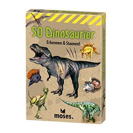 Moses 40212 50 Dinosaurier: Erkennen & Staunen! (Expedition Natur), White