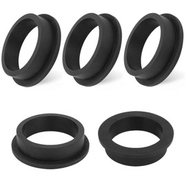 XIABYAYU Dichtungsring Poolpumpe, 5 Stück Dichtung Sandfilteranlage, O-Ring Poolpumpe Ersatzteile, O-Ringe Gummidichtung, Schwarz Pool Zubehör für Sandfilteranlage und Pool (B)