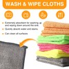 atnayo Microfibre Cleaning Cloths Pack of 10, Multifunctional Dusting Cloth,