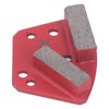 3Pcs Diamond Grinding Shoes 30 Grits Trapezoid Concrete Floor Cutting