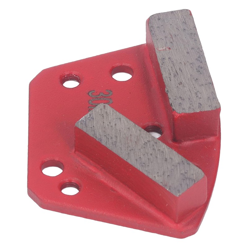 3Pcs Diamond Grinding Shoes 30 Grits Trapezoid Concrete Floor Cutting