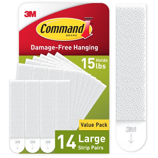 Command 15 lb Large Picture Hanging Strips 14 Pairs (28