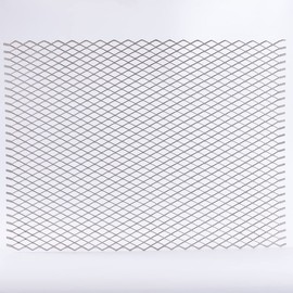 FengYoo 14 Gauge Stainless Expanded Metal 24"X16" Expanded & Perforated Sheets Metal Grate Screen/Fence Wire/Privacy Fence/Screen Door mesh