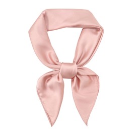 RIIQIICHY Womens Head Hair Scarf Pink Like Satin Silk Scarf Sleeping Hair Wrapping Night 27.5"
