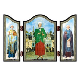 NKlaus 1421 Xenia of St Petesburg Christian Icon Ksenija Peterburgskaya Altar