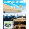 10x10 Pop Up Canopy Tent, Easy Setup Shelter, Khaki