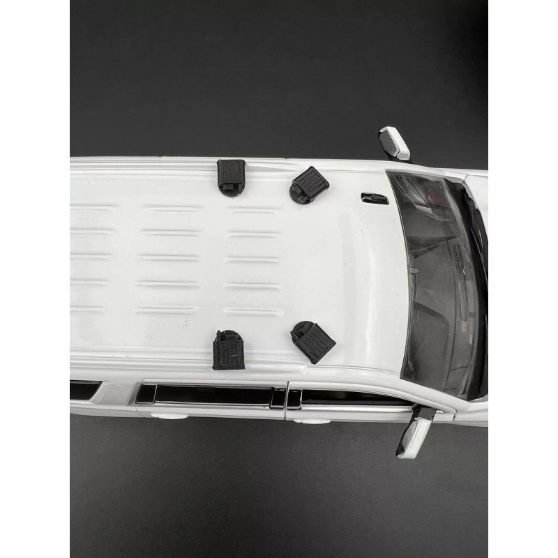 Non-operating Lightbars 4 Pack 1/24 ALPR License Plate Reader Police