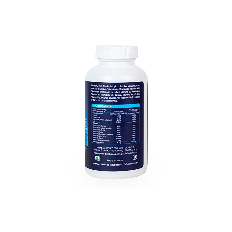 NLS ESSENTIALS | COMPLEJO B | Vitaminas B1, B2, B3,