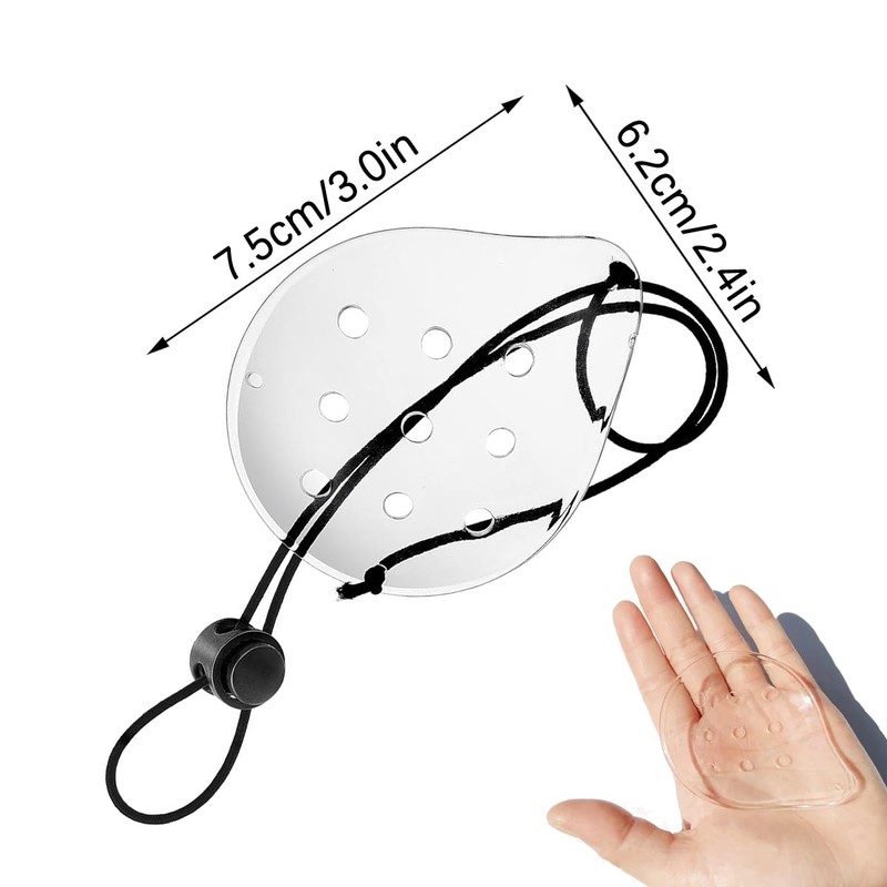 ZBJBinCH Transparent Ventilated Eye Patches 2 PCS Cataract Sur-Gery Recovery