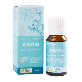 Lively Living Buy Lively Living Essential Oil Blend Certified Organic Breathe 10ml Online