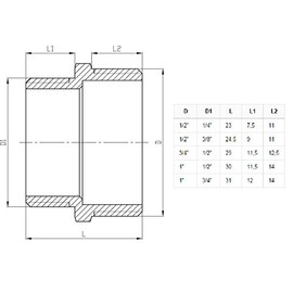 1 x 3/4in BSP Male Thread Pipe Reducer Nipple Brass Fittings Couplings
