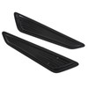 2 Pcs Hood Vent Cover Black Air Intake Dashboard Decorative