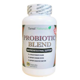 Tarsal Naturals Probiotic Blend Gastrointestinal Support 120 Caps.provide a balance of beneficial bacteria. Also Probiotic Blend can help assist in maintaining healthy intestinal flora. support Strengthen The Bodies