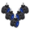PATIKIL 3 Inch Office Chair Wheel Replacement, 5 Pack Desk