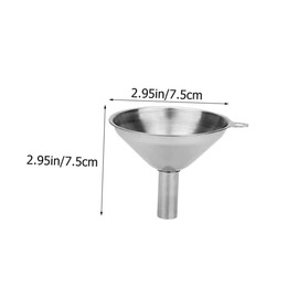 ULTECHNOVO 1 Set Stainless Steel Funnel for Home Use Kitchen Funnels for Liquid to Clean and Store Compact Design for Convenience Kitchen Supplies