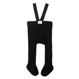 PythJooh Baby Ribbed Suspender Tights Stockings Leggings Unisex Toddler Cotton Rich Tights with Suspenders for 0-3Years