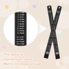 PATIKIL 30cm/12 inch Metal Ruler, Aluminum Alloy Metric Ruler with