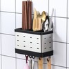 Utensil Holder Stainless Steel Multifunctional Wall Mount Utensil Drying Rack