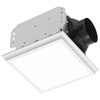 Homewerks 7141-50-G4 Bathroom Fan Integrated LED Light Ceiling Mount Exhaust