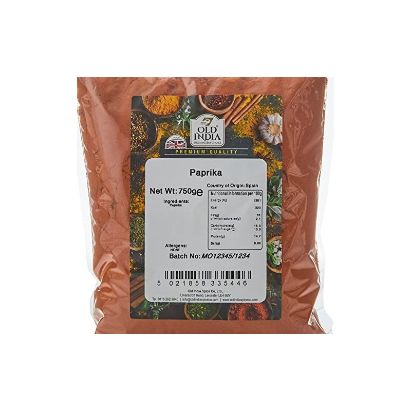 Old India Paprika 750 g