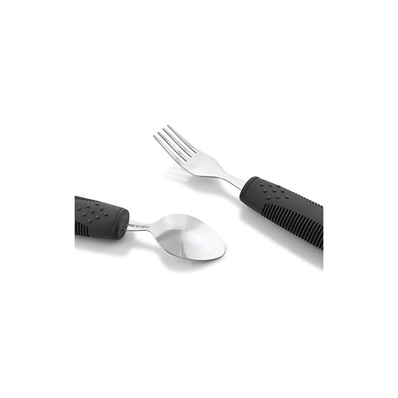 Celley Adaptive Utensils for Elderly and Handicapped, Non-Weighted, 4 Pcs