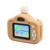 Kids Digital Camera Khaki 40MP HD Dual Camera Children's Cartoon