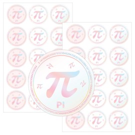 240Pcs π Symbol Decorations Scientific Labels Pi Day Commemorative Celebration Stickers 2 inch Geometric Pi Math Science Labels for Planner's Math Lover Gifts Party Classroom Decoration (1)