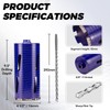 DaduoRi 4-1/2" Pro Dry Core Drill Bit with Pilot Bit