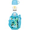 Thermos FJJ-601WF BLWH Vacuum Insulated 2-Way Bottle, 0.6L/0.63L Blue White