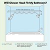 Double Shower Head for Couple, High Pressure Dual Showerhead, Adjustable