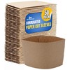 1InTheOffice Corrugated Coffee Cup Sleeves For 10oz 12oz 16 oz