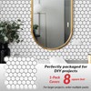 DÉCOR WOW Peel & Stick Backsplash for Kitchen & Bathroom,