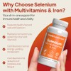 Selenium with Multivitamins & Iron | 360 Tablets | 12