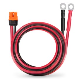 MOOKEERF XT60i to O Ring Terminal Cable 10 AWG 8FT XT60i Female to O Ring Connector XT60i-F Extension Cable for Portable Power Station Solar Generator
