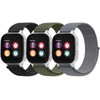 GEAK 3 Pack Kids Nylon Bands Compatible with Gabb Watch